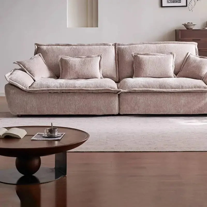 R134 Oversized Minimalist Living Room Sofas Designer Modern Cute Nordic Sofa Living Room Lazy Modular Divano Soggiorno Home Furn