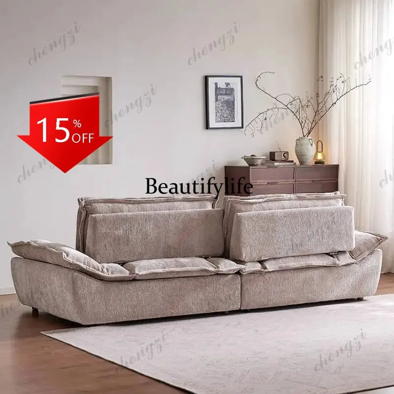 R134 Oversized Minimalist Living Room Sofas Designer Modern Cute Nordic Sofa Living Room Lazy Modular Divano Soggiorno Home Furn