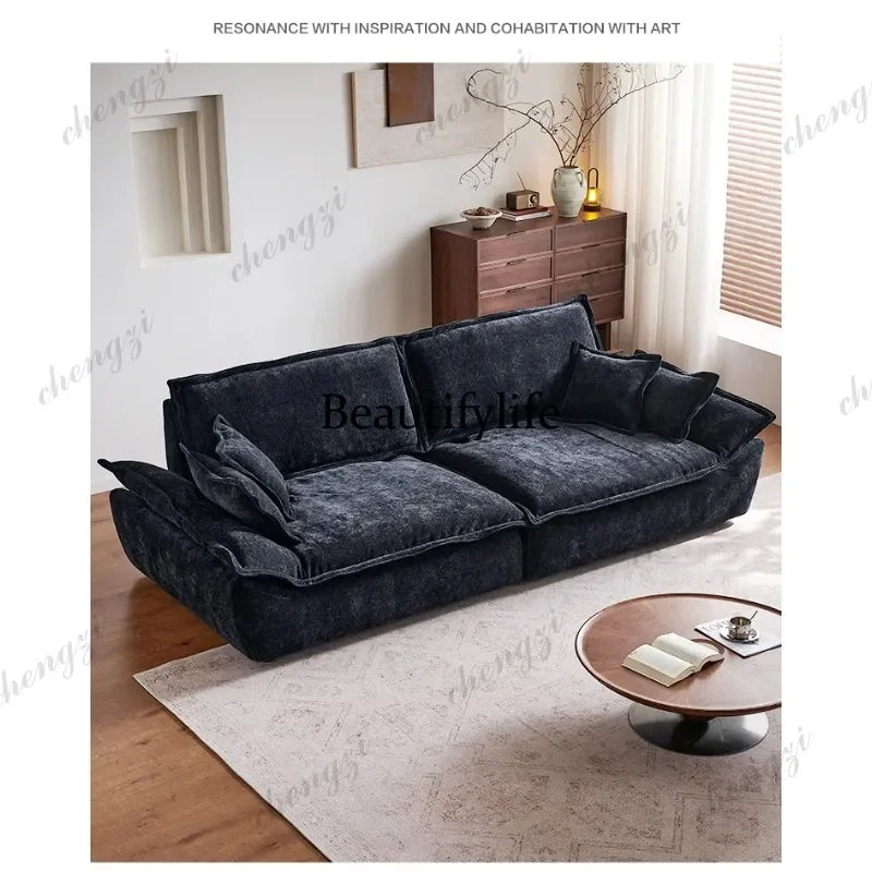 R134 Oversized Minimalist Living Room Sofas Designer Modern Cute Nordic Sofa Living Room Lazy Modular Divano Soggiorno Home Furn