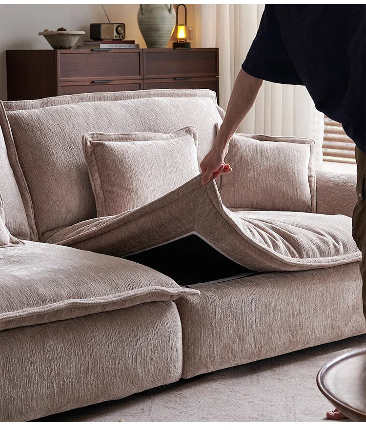 R134 Oversized Minimalist Living Room Sofas Designer Modern Cute Nordic Sofa Living Room Lazy Modular Divano Soggiorno Home Furn