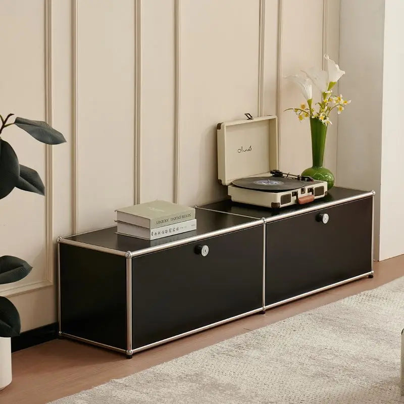Modern Minimalist Stainless Steel Multi Tier Storage Side Cabinet Sofa Bedroom Bedside Living Room Home Decor Novelty New Indoor