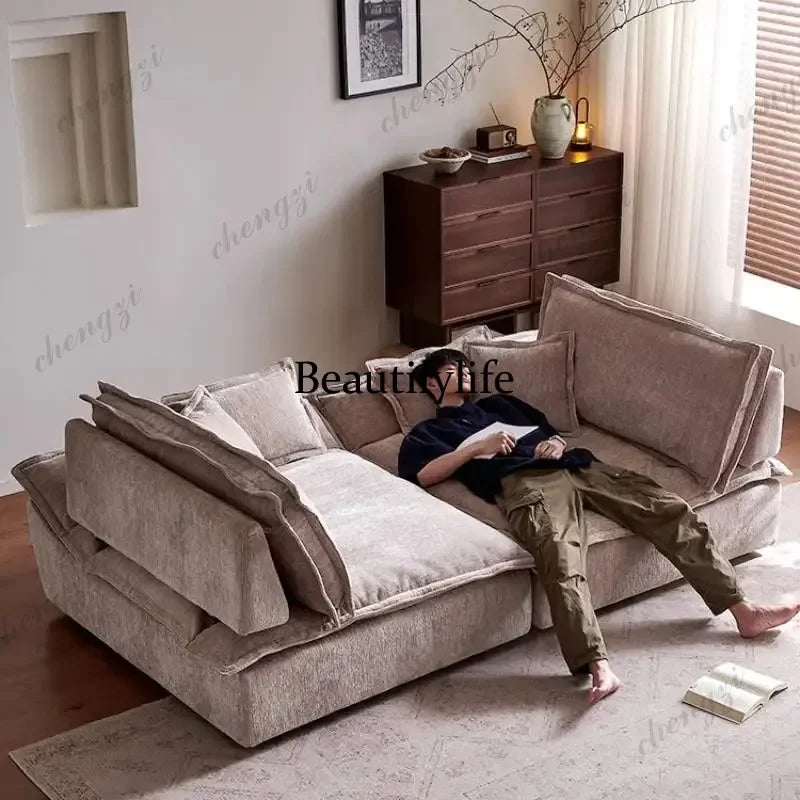 R134 Oversized Minimalist Living Room Sofas Designer Modern Cute Nordic Sofa Living Room Lazy Modular Divano Soggiorno Home Furn