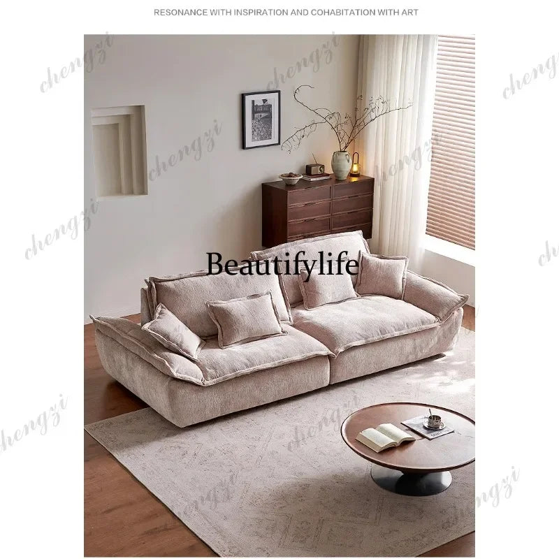 R134 Oversized Minimalist Living Room Sofas Designer Modern Cute Nordic Sofa Living Room Lazy Modular Divano Soggiorno Home Furn