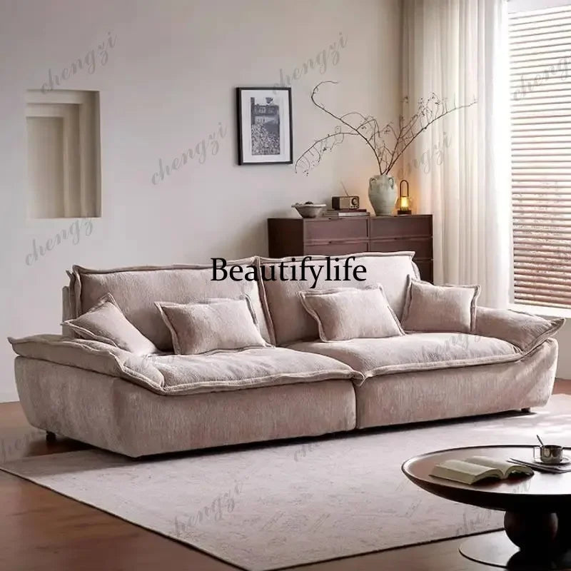 R134 Oversized Minimalist Living Room Sofas Designer Modern Cute Nordic Sofa Living Room Lazy Modular Divano Soggiorno Home Furn