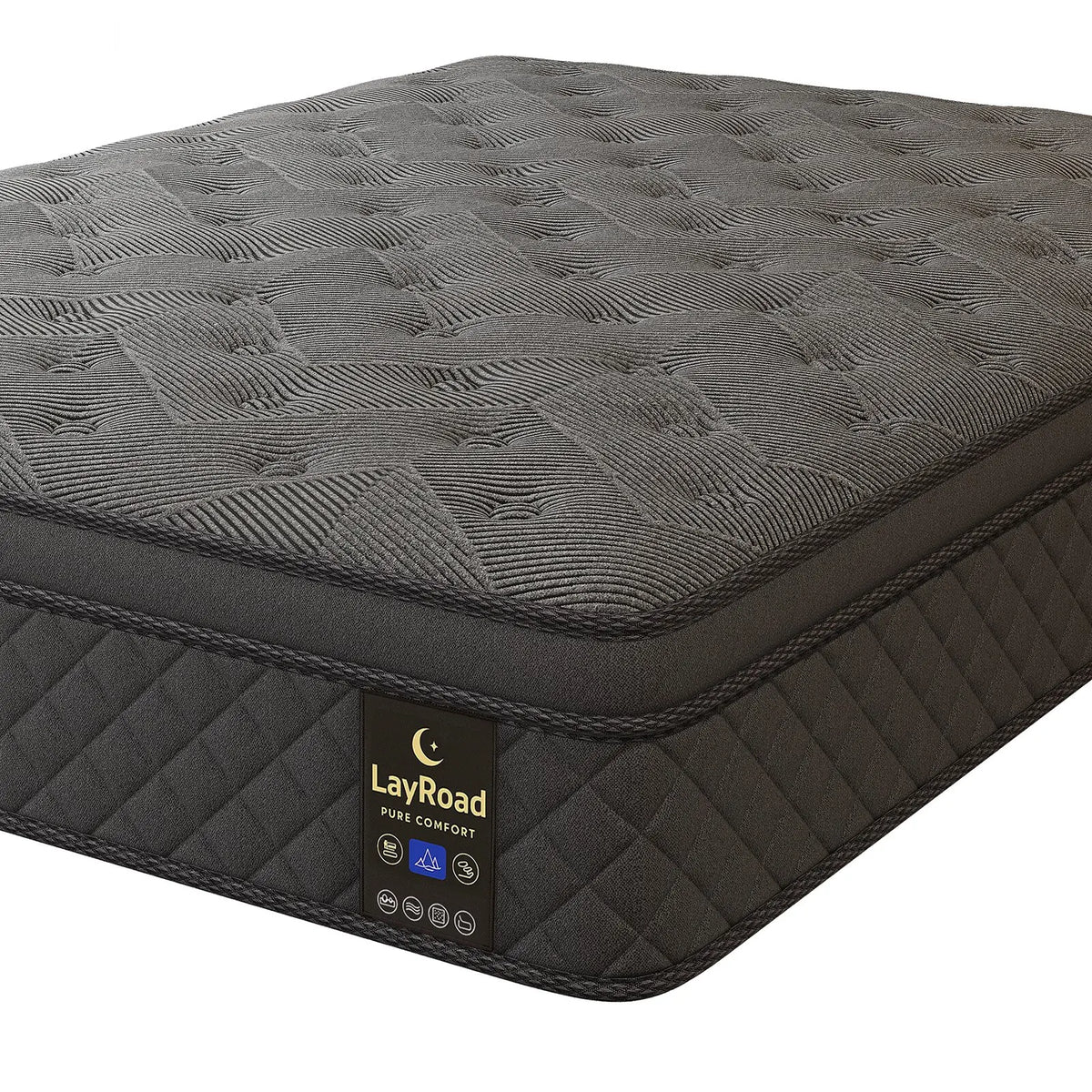 12/14 Inch Twin Full Queen King Size Medium Firm Gel Infused Memory Foam Mattress In A Box, Vacuum Compressed Roll Up Bed Mattress CertiPUR-US Certified Breathable Foam with Motion Isolation & Lumbar Support for Pressure Reli