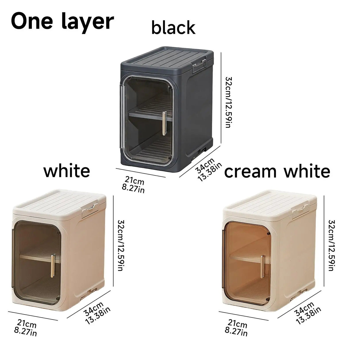 4-Tier Tall Narrow Storage Cabinet Plastic Slim Organizer with Doors Adjustable Shelves Wheels Stackable Collapsible Space Saving Crevice Shelf For Small Spaces Bathroom Kitchen Cupboard Mobile Rack
