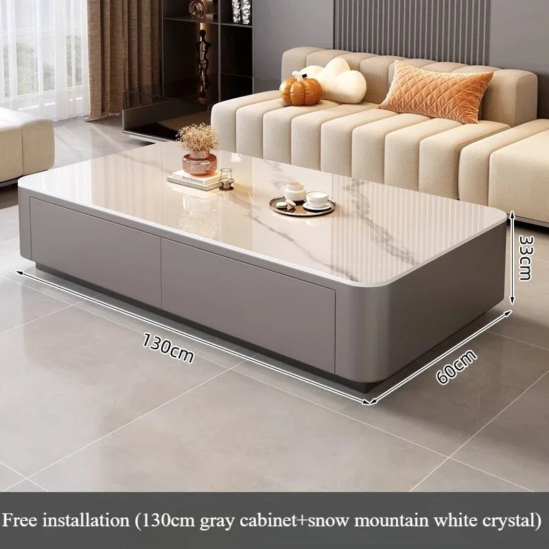 Nordic Modern Cheap Cute Coffee Table Clear Simple Designer Writing Mesas Living Room Furniture Luxury Decoration Side Table Hom
